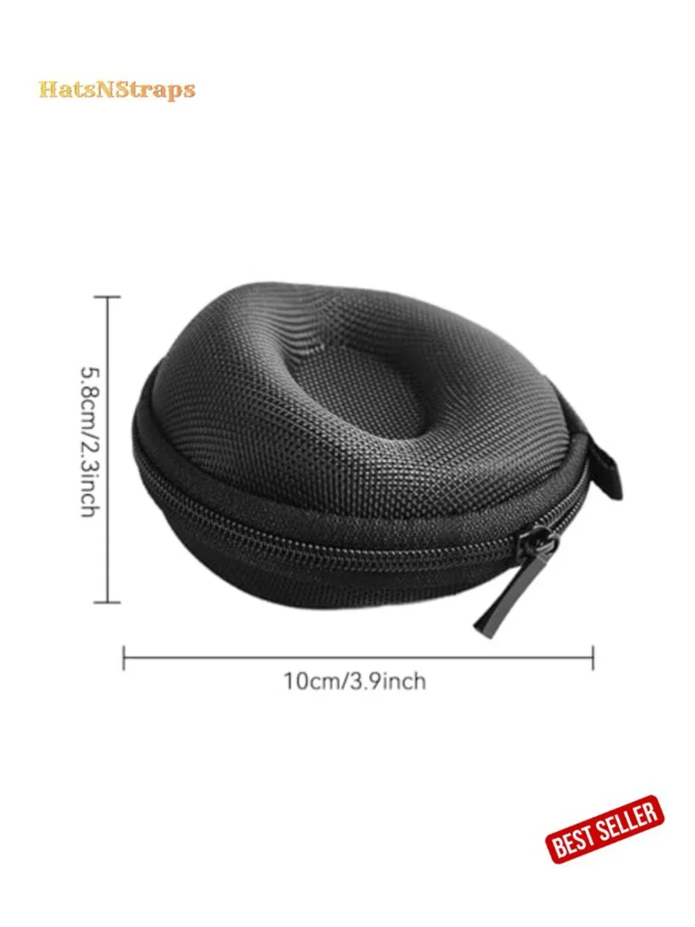 2 Pack Travel Watch Box Portable Watch Case Storage Organizer with Zipper for